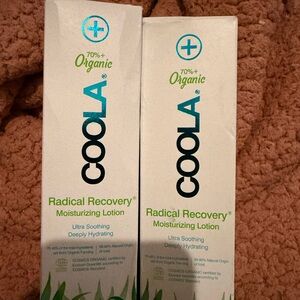 2 Pack Coola Organic Radical Recovery Sun Body Lotion+Aloe Vera, 5 Oz each